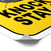 Affiche d'avertissement - personnaliser ! (Coin)