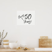 Affiche de 50 ans (Cuisine)