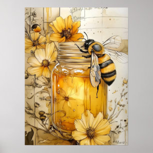 Affiche de abeille