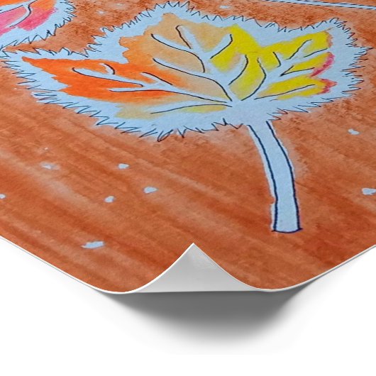 Affiche de automne Leaves (Coin)