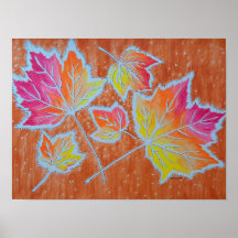 Affiche de automne Leaves