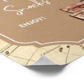 Affiche de Baby Shower Mariage : L'amour est une a (Coin)