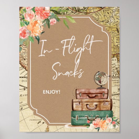 Affiche de Baby Shower Mariage : L'amour est une a (Devant)