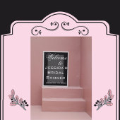 Affiche de Baby Shower Simple Noir & Blanc