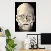 affiche de balayage dentaire masculin (Bureau à domicile)