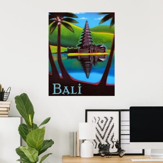 Affiche de Bali (Bureau à domicile)