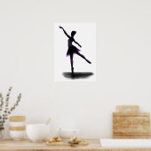 Affiche de ballerine "Practice Makes Parfait" - vi (Cuisine)