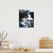 Affiche de ballet : Lumière de la lune sur Swan La (Cuisine)