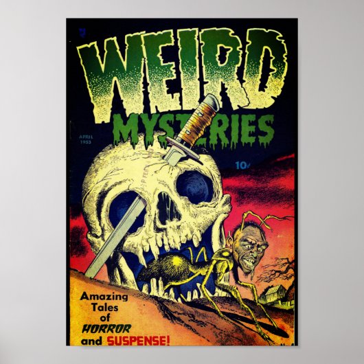 Affiche de bande dessinée des années 1950 (Devant)