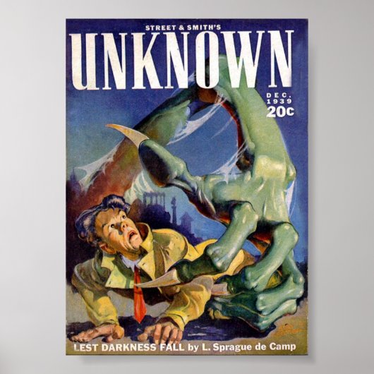 Affiche de bande dessinée inconnue décembre 1939 (Devant)