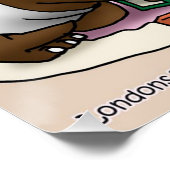 Affiche de bande dessinée Rick London Setter Irlan (Coin)