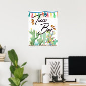 Affiche de Bar à Tacos | Soirée Tacos (Bureau à domicile)
