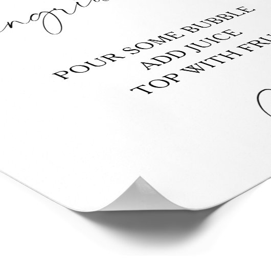 Affiche de bar de sangria - citron d'agrumes à l'a (Coin)