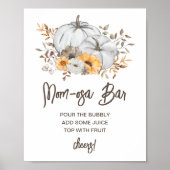 Affiche de bar Mom-osa d'automne (Devant)