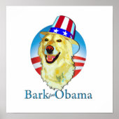 Affiche de Bark pour Obama (Devant)