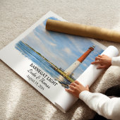 Affiche de Barnegat Light New Jersey, Aquarelle