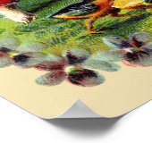 Affiche de baseball du lapin de Pâques (Coin)