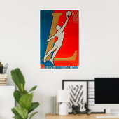 Affiche de basket-ball Impression de sport russe A (Bureau à domicile)