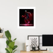 Affiche de basketball (Bureau à domicile)