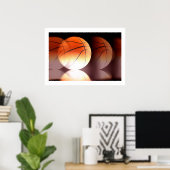 Affiche de basketball (Bureau à domicile)