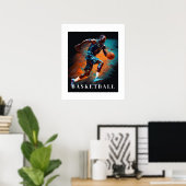 Affiche de basketball (Bureau à domicile)