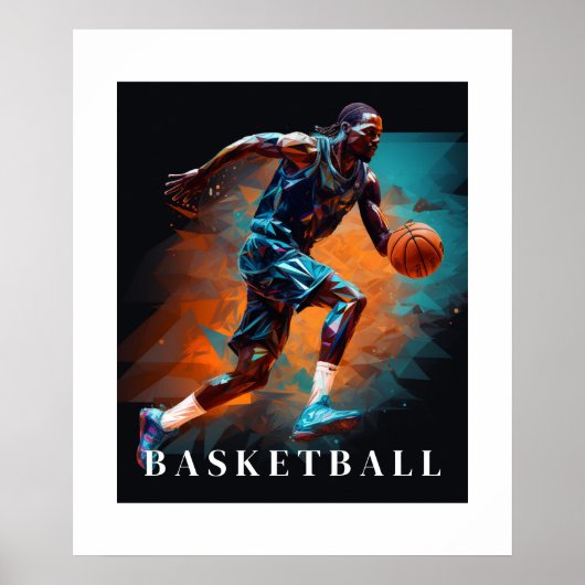 Affiche de basketball (Devant)