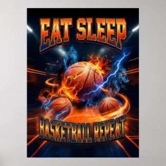 Affiche de basketball - Bootleg Sport Vintage 90