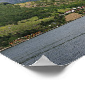 Affiche de bateau de croisière dans le fjord de Ge (Coin)