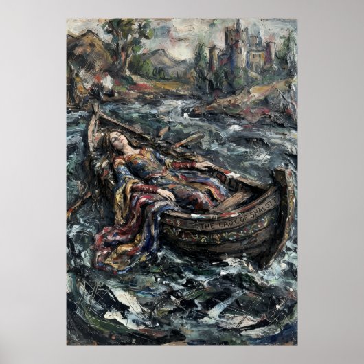 Affiche de bateau de la dame de la rivière Charlot (Devant)