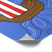 Affiche de bateau dragon (Coin)