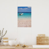 Affiche de bateau rapide en mer bleue (Cuisine)