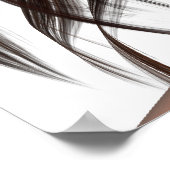 Affiche de beauté Brunette (Coin)