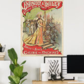 Affiche de beauté Edel Barnum Bailey 1900 (Bureau à domicile)
