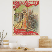 Affiche de beauté Edel Barnum Bailey 1900 (Cuisine)