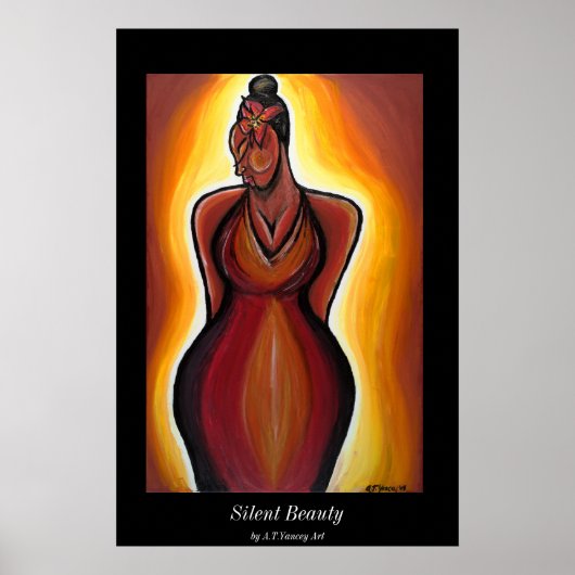 Affiche de beauté silencieuse (Devant)