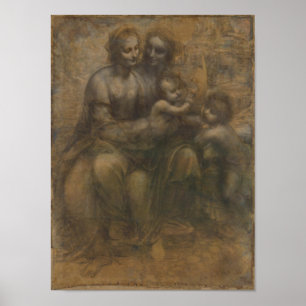 Affiche de beaux-arts de Leonardo da Vinci