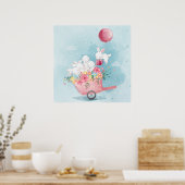 Affiche de bébés lapins adorables (Cuisine)