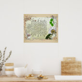 Affiche de bénédiction de la maison irlandaise (Cuisine)