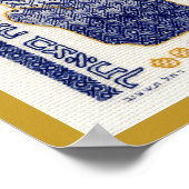 Affiche de Bénédictions de Hamsa (Coin)