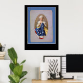 Affiche de Betsy Ross et le drapeau (Bureau à domicile)
