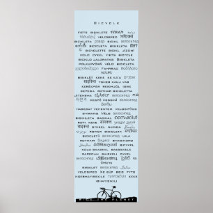 Affiche de bicyclette