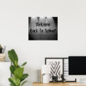 Affiche de bienvenue à l'école ! (Bureau à domicile)
