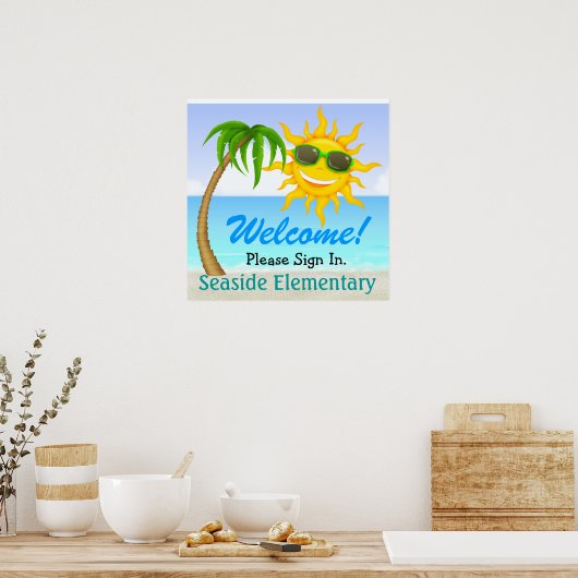 Affiche de bienvenue à l'école - SRF (Cuisine)