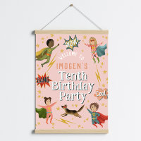 Affiche de bienvenue Anniversaire de enfant de Gir