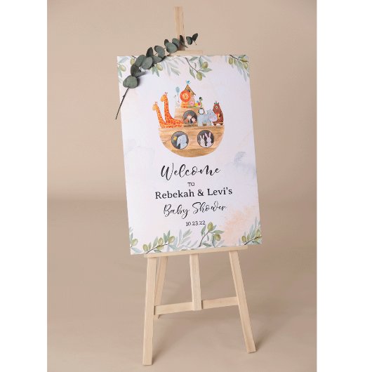 Affiche de bienvenue Arc Arc de Noé