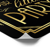 Affiche de bienvenue Art Déco PARTY Imprimer (Coin)