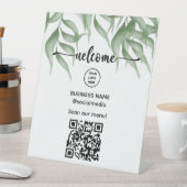 Affiche de bienvenue Avec Code QR Pour Panneau Ped (In SItu)
