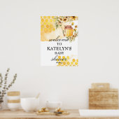 Affiche de bienvenue Baby shower (Cuisine)