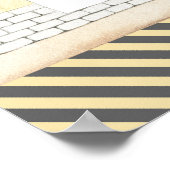 Affiche de bienvenue Baby shower à thème de constr (Coin)