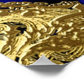 Affiche de bienvenue Baby shower afro-américaine (Coin)